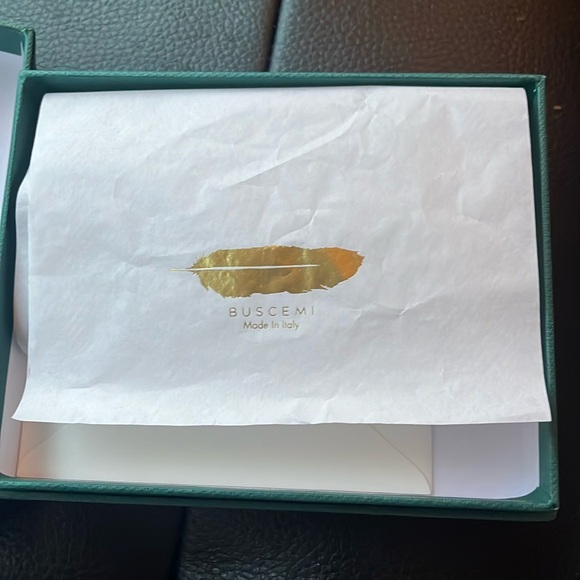 New $250 Buscemi Buscemi Mens Accessories Black Leather Wallet - Picture 9 of 13